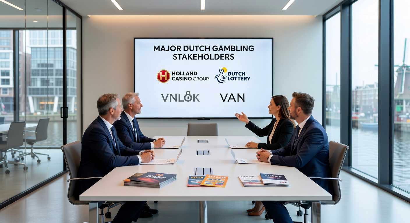 Grafiek met vergelijking legale versus illegale gokomzet in Nederland begin 2025, inclusief daling in belastinginkomsten