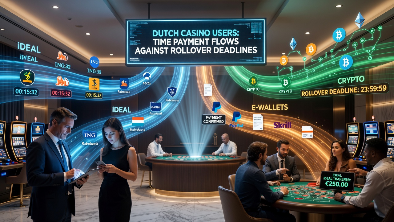 Grafiek van betalingsstromen versus rollover-timelines in Nederlandse casino context