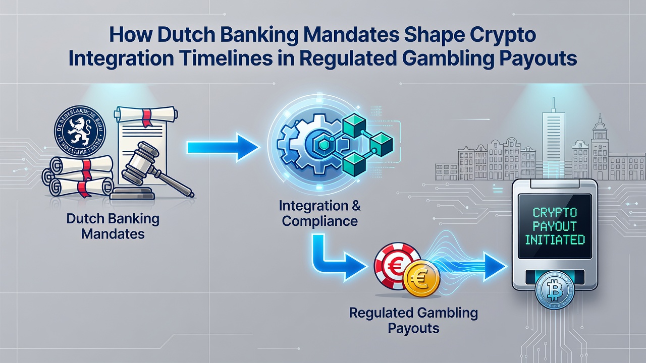 Grafiek van integratietimelines voor crypto in Nederlandse goksector