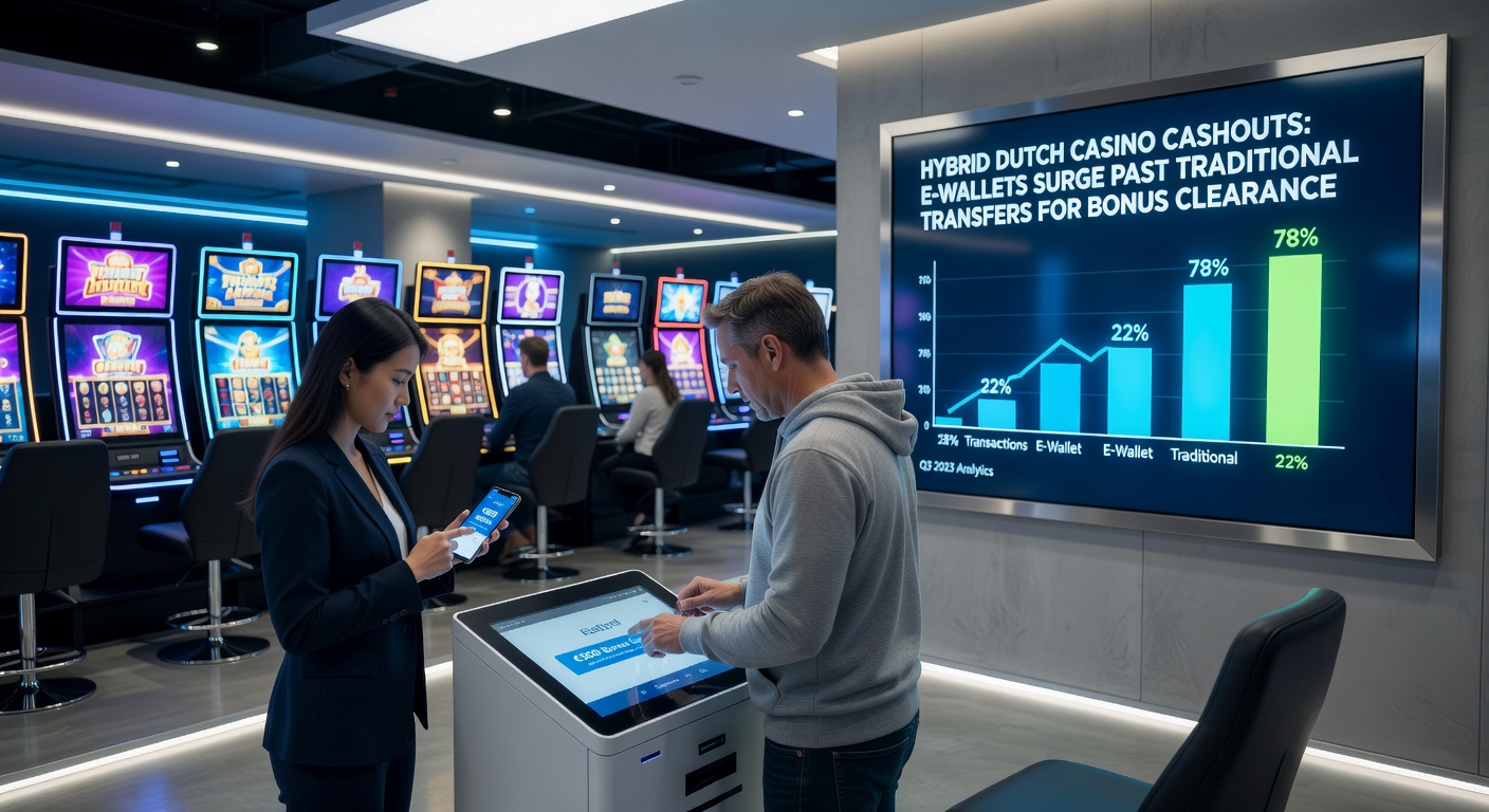 Vergelijkende infographic van e-wallet versus bank cashout tijden en bonusclearing rates in de Nederlandse gokmarkt