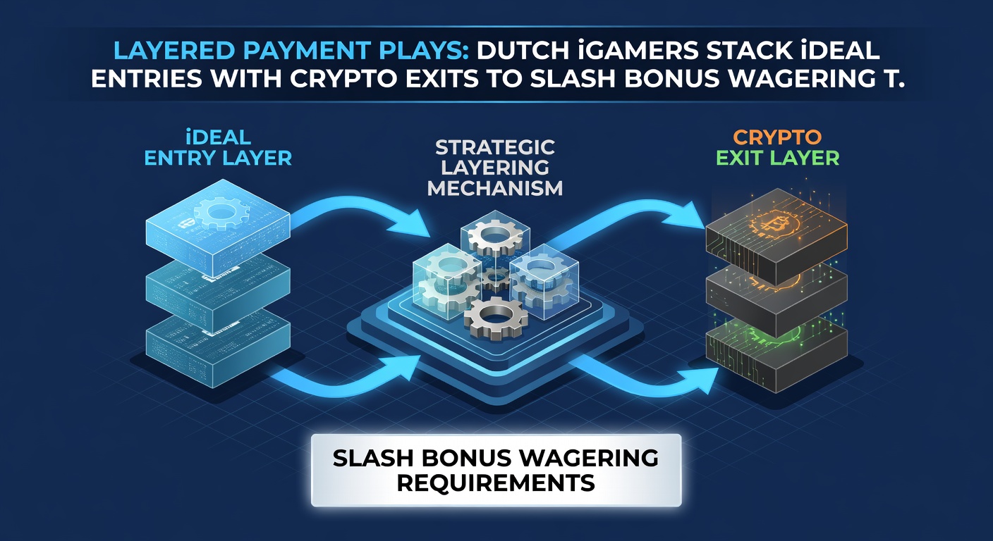 Voorbeeld van een iGamer-dashboard met iDEAL-storting, bonusprogressie en crypto-uitbetaaloptie in een Nederlands online casino