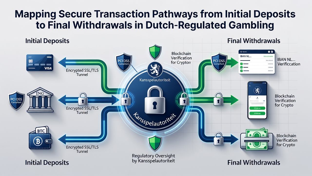 Illustratie van kasstroombeveiliging en verificatiestappen