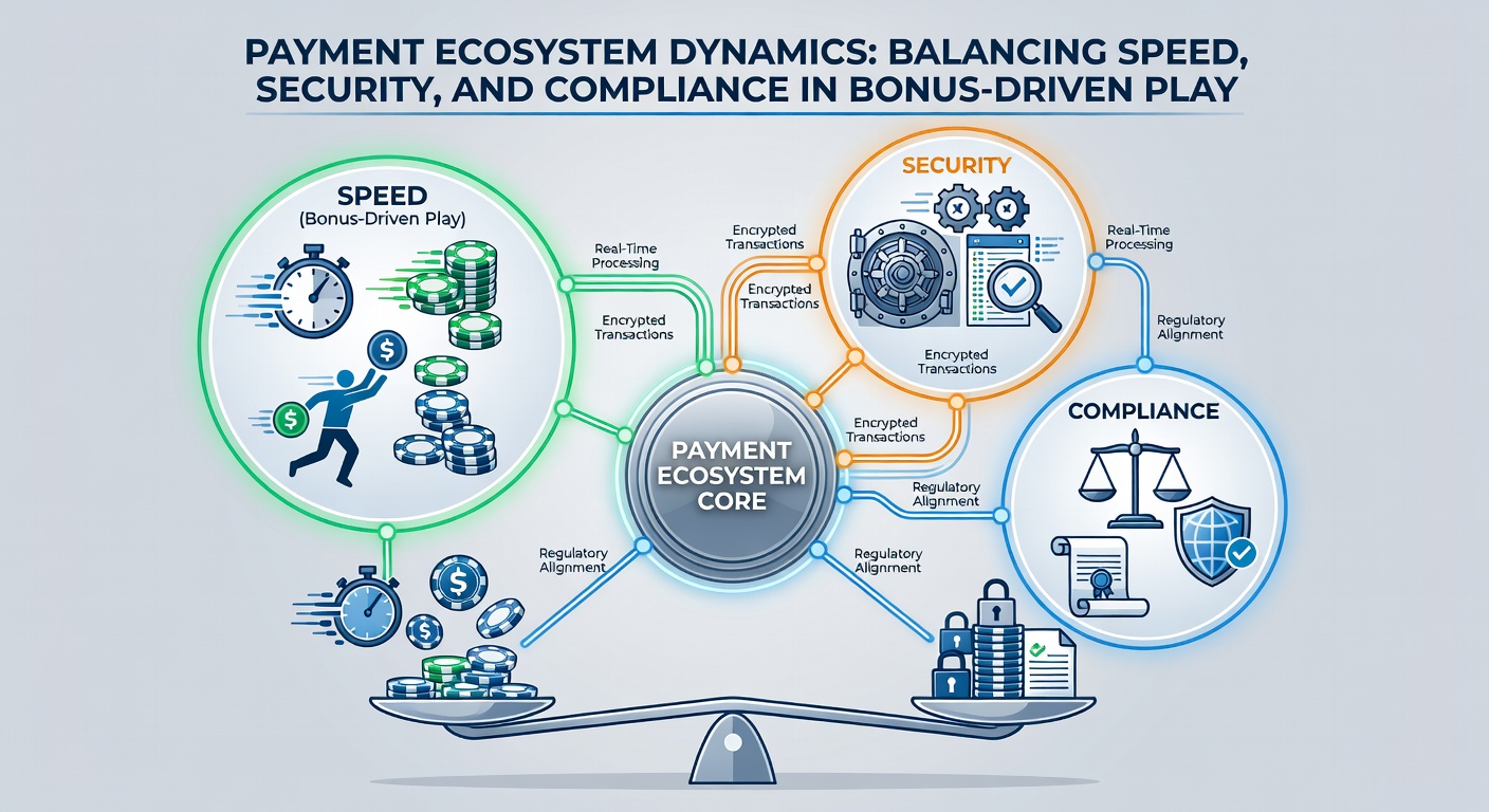 Diagram van beveiligde betalingstromen met nadruk op compliance en realtime monitoring