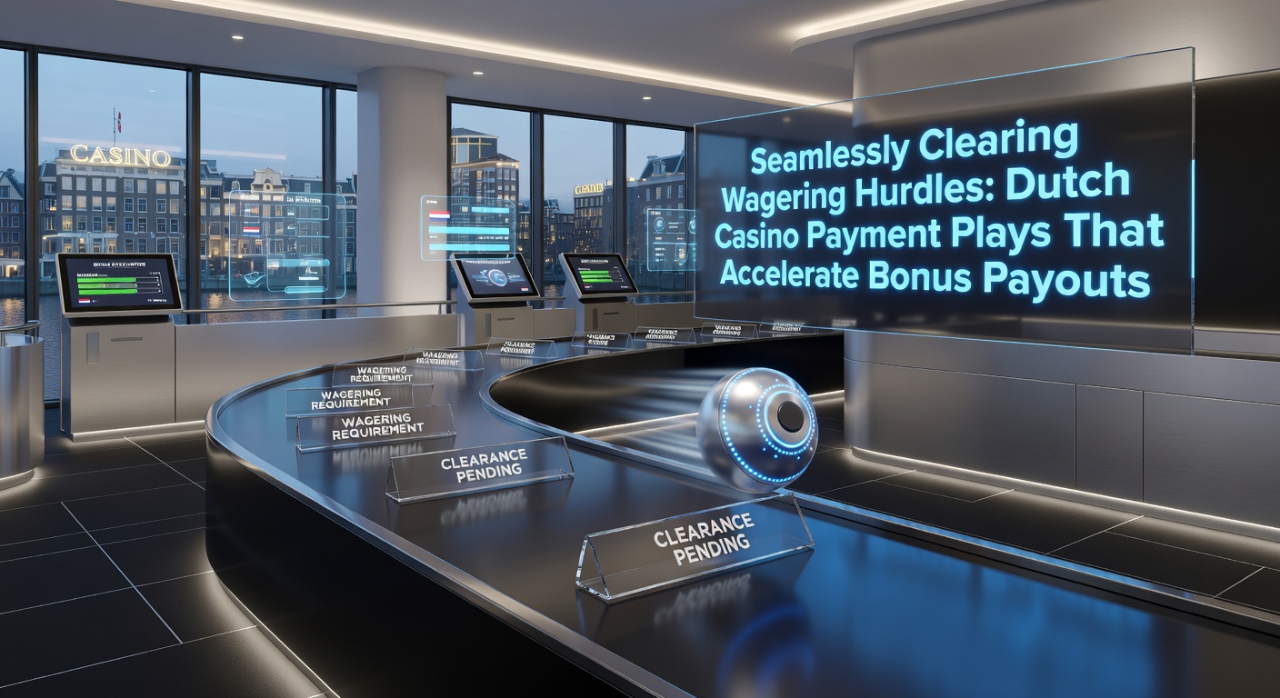 Grafiek met pijlen die snelle betaalstromen en wagering progressie in Nederlandse casinos visualiseren, inclusief iDEAL en crypto iconen