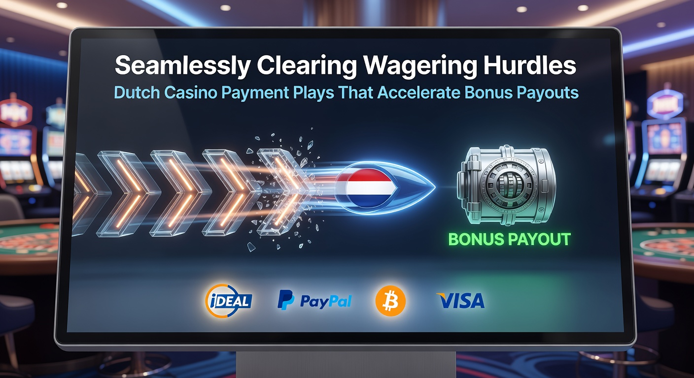 Vergelijkende infographic van betaalmethoden in Nederlandse casinos, met tijdlijnen voor stortingen, wagering clearing en uitbetalingen via iDEAL, crypto en e-wallets